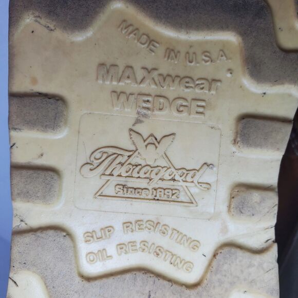 Thorogood American Heritage 6” Moc Toe Work Boots for Mens 6.5 Wm 8 Distressed - Picture 9 of 9